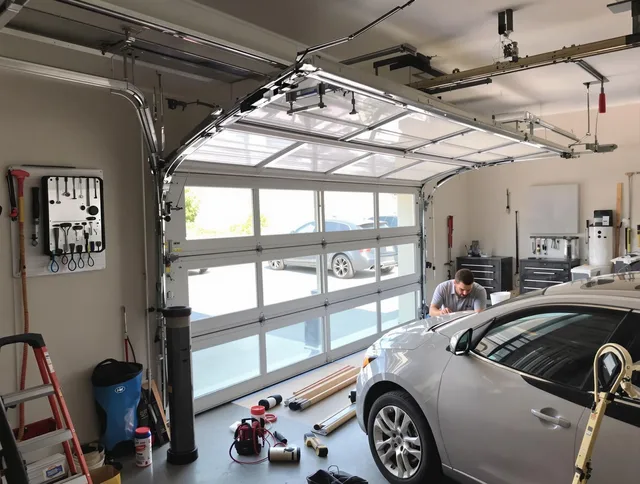 Garage door noise reduction service by Paramount Garage Door Repair in Paramount