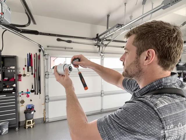 Garage door opener repair service by Paramount Garage Door Repair in Paramount