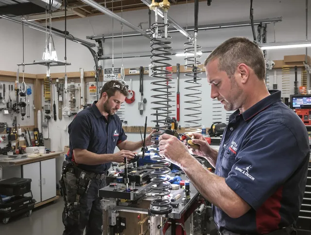 Garage door spring repair service by Paramount Garage Door Repair in Paramount